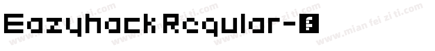 Eazyhack Regular字体转换